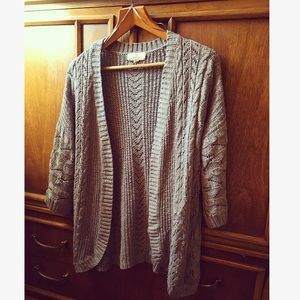 Open cardigan size large